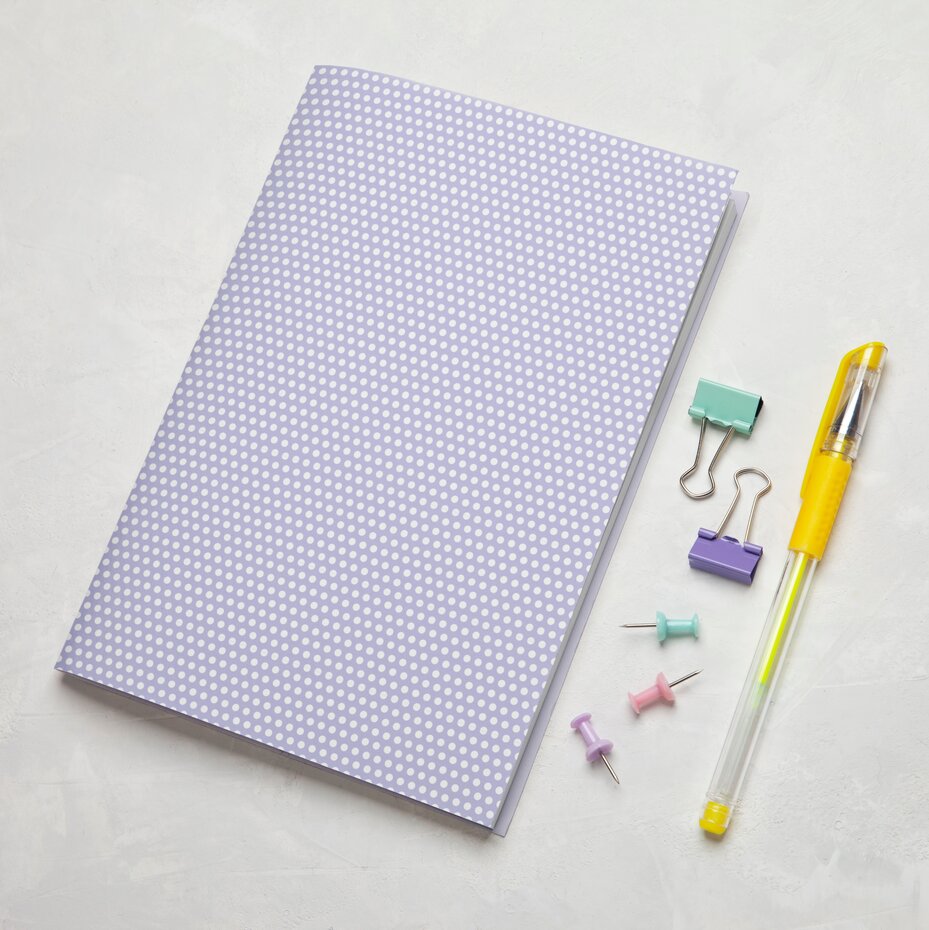 Masterpiece Design - Little Project Notebook Dotted Pages Purple (A5)