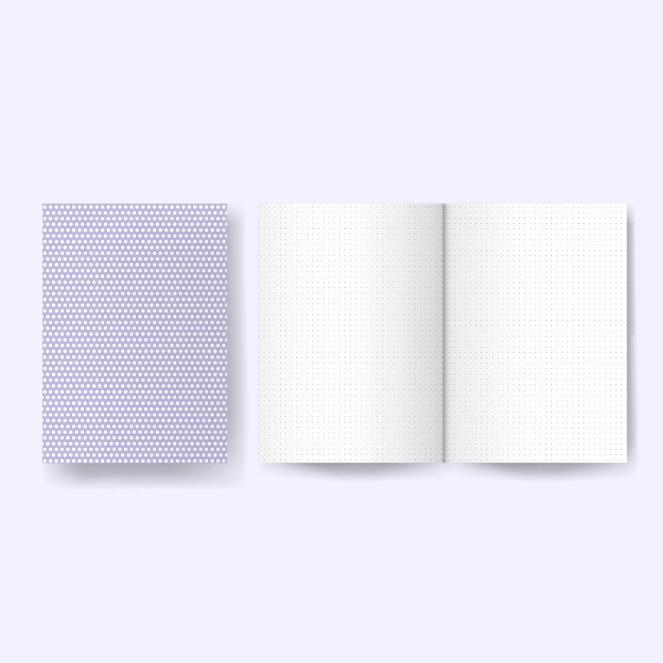 Masterpiece Design - Little Project Notebook Dotted Pages Purple (A5)