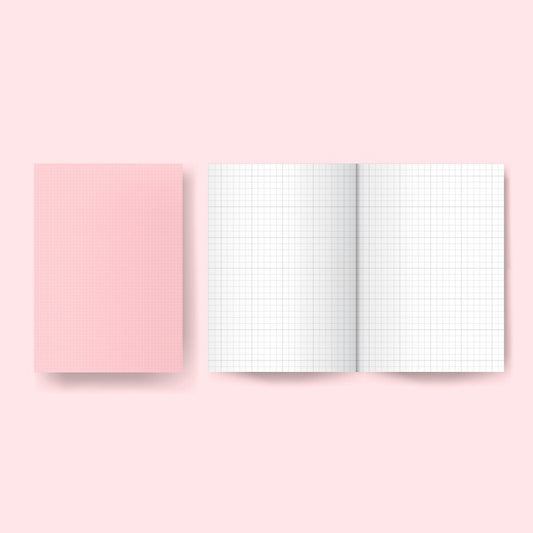 Masterpiece Design - Little Project Notebook Graph Pages Pink  (A5)