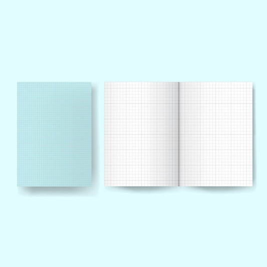 Masterpiece Design - Little Project Notebook Graph Pages Blue (A5)