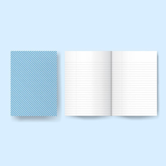 Masterpiece Design - Little Project Notebook Lined Pages Blue (A5)