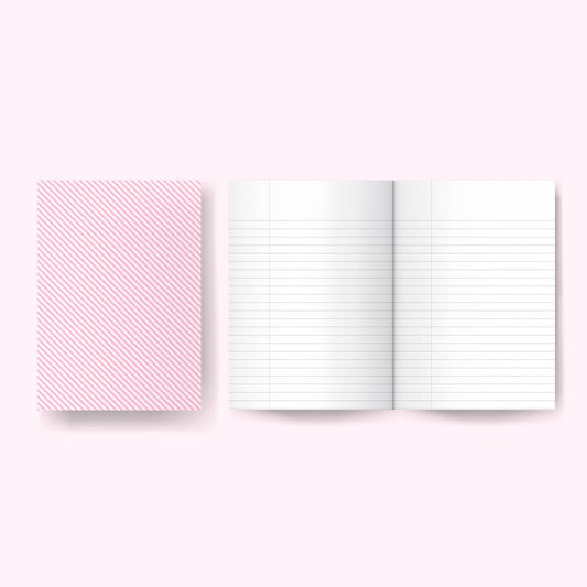 Masterpiece Design - Little Project Notebook Lined Pages Pink (A5)