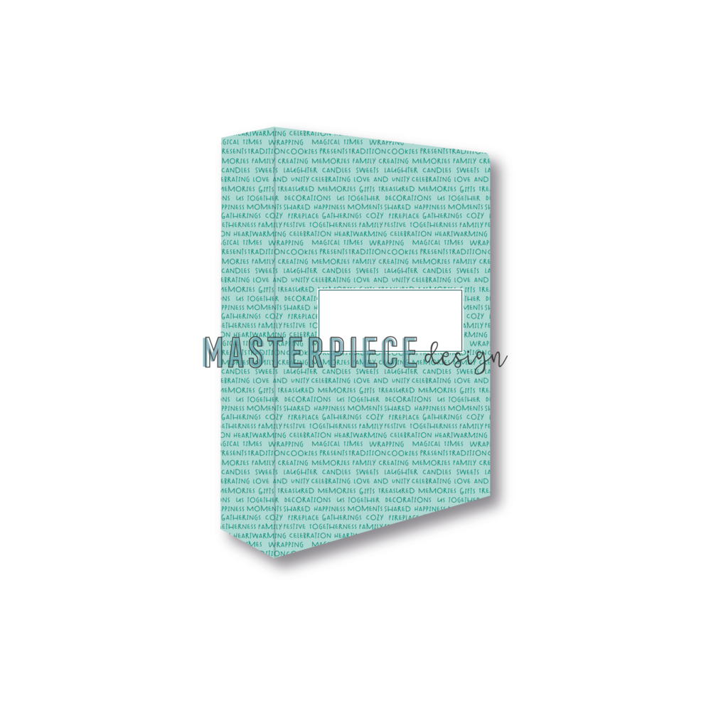 Masterpiece Design - Memory Planner Album 6x8 Inch Cozy Moments Turquoise