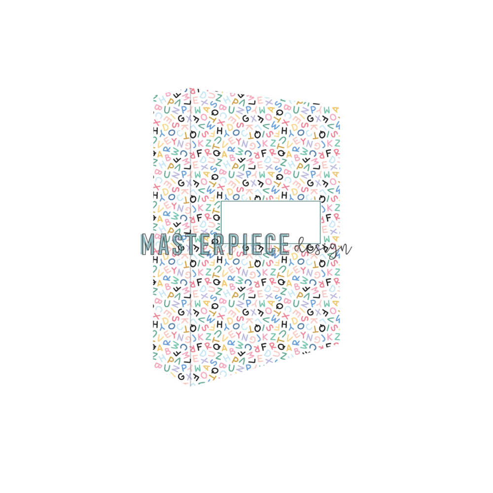 Masterpiece Design - Memory Planner Album 6x8 Inch Timeless Letters