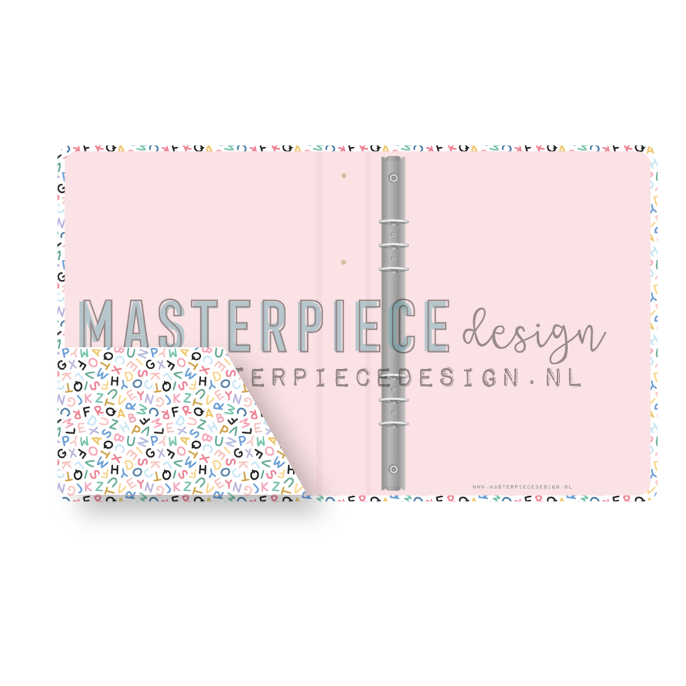 Masterpiece Design - Memory Planner Album 6x8 Inch Timeless Letters