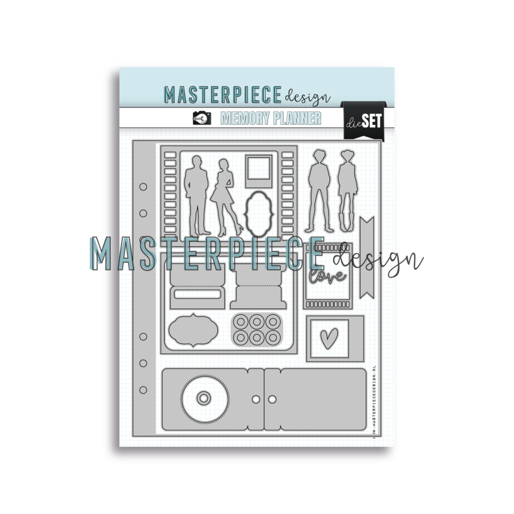 Masterpiece Design - Memory Planner Die-Set 6x8 Inch Silhouette
