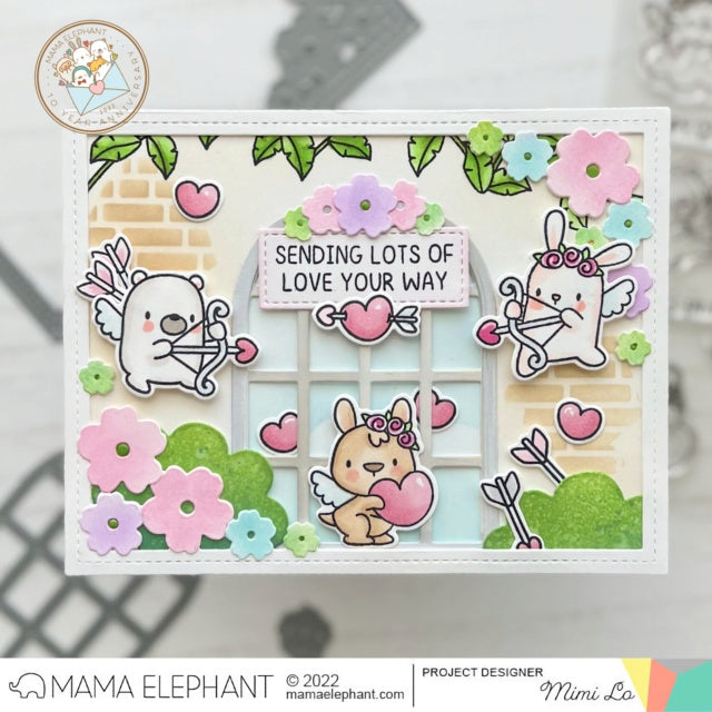 Mama Elephant - Blooming Window - Creative Cuts