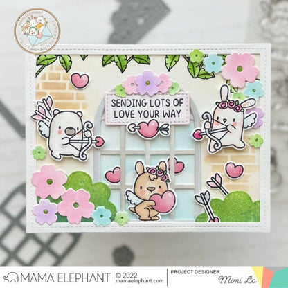 Mama Elephant - Blooming Window - Creative Cuts