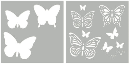 My Favorite Things - Flutterbys Stencil (2pcs)