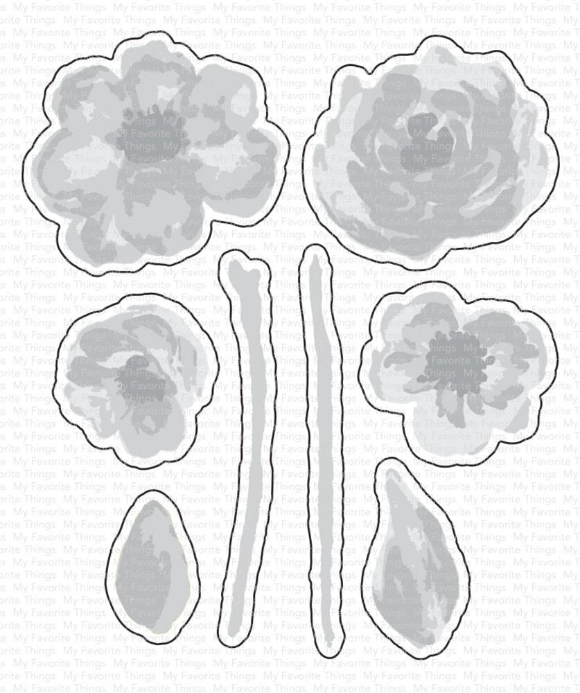 SET DEAL: My Favorite Things - Watercolor Flowers