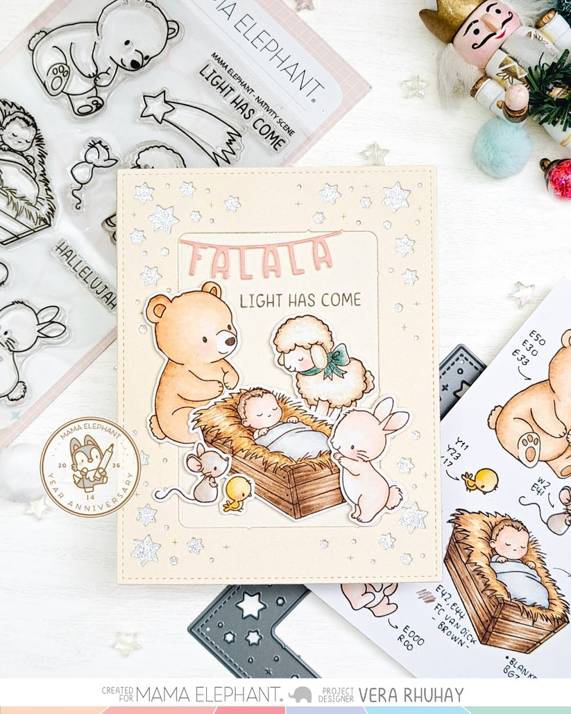 Mama Elephant - Star Clusters Frame - Creative Cuts