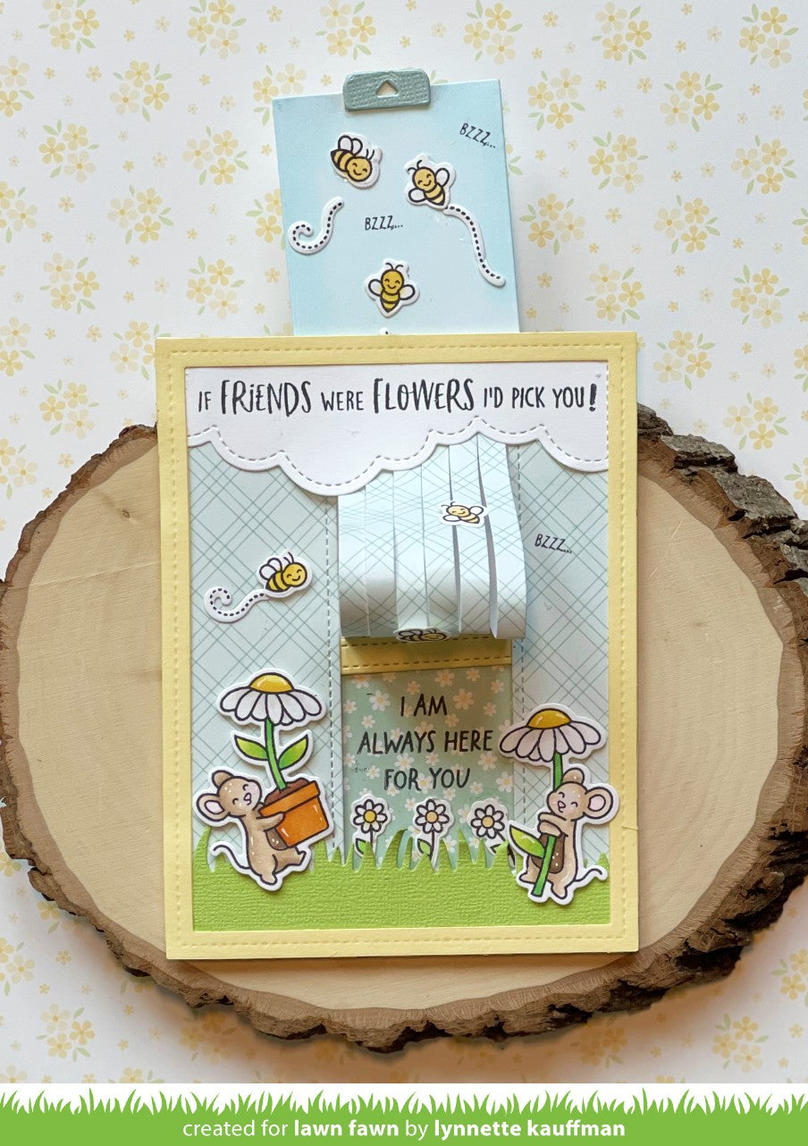 Lawn Fawn - Mice Flowers