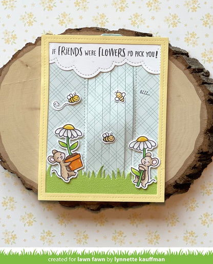 Lawn Fawn - Mice Flowers