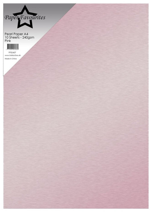 Paper Favourites - Pearl Paper Pink (10pcs)