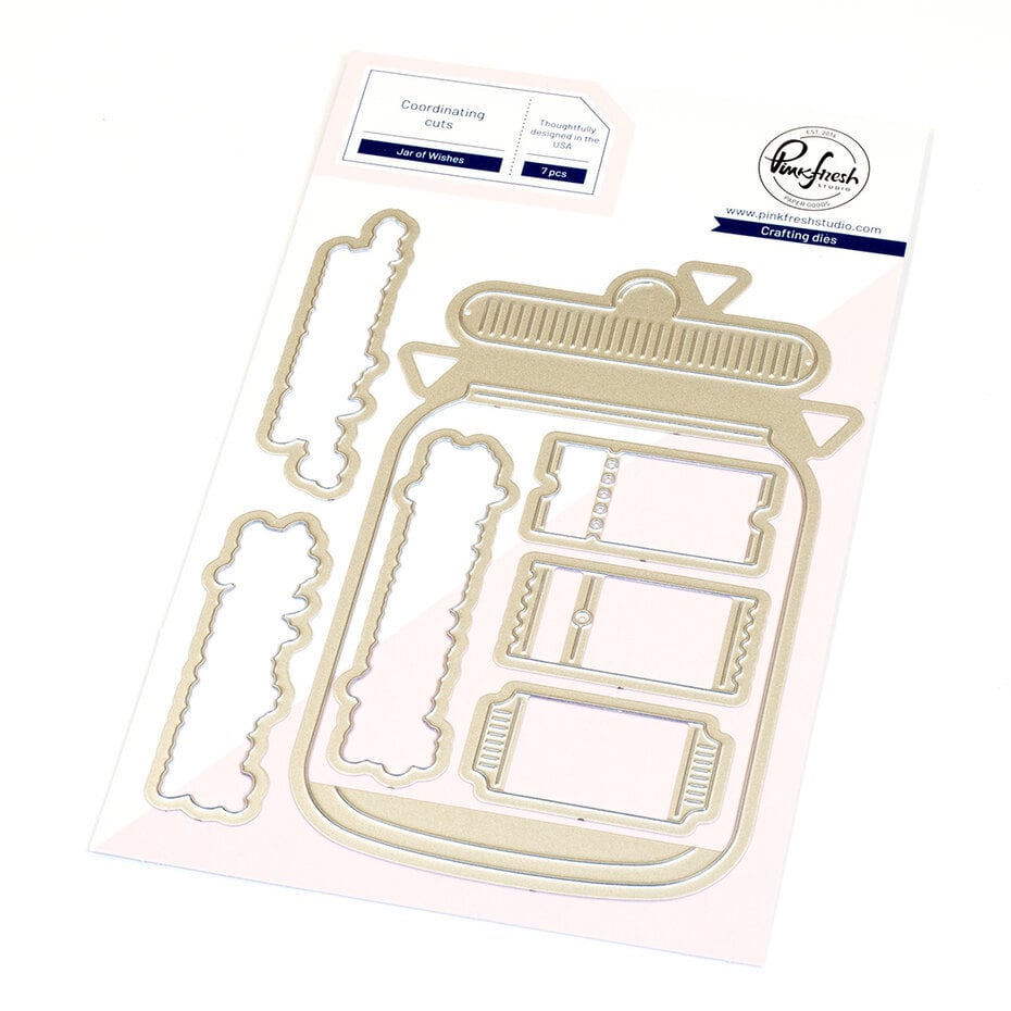 Pinkfresh Studio - Artful Foundations Jar of Wishes Die