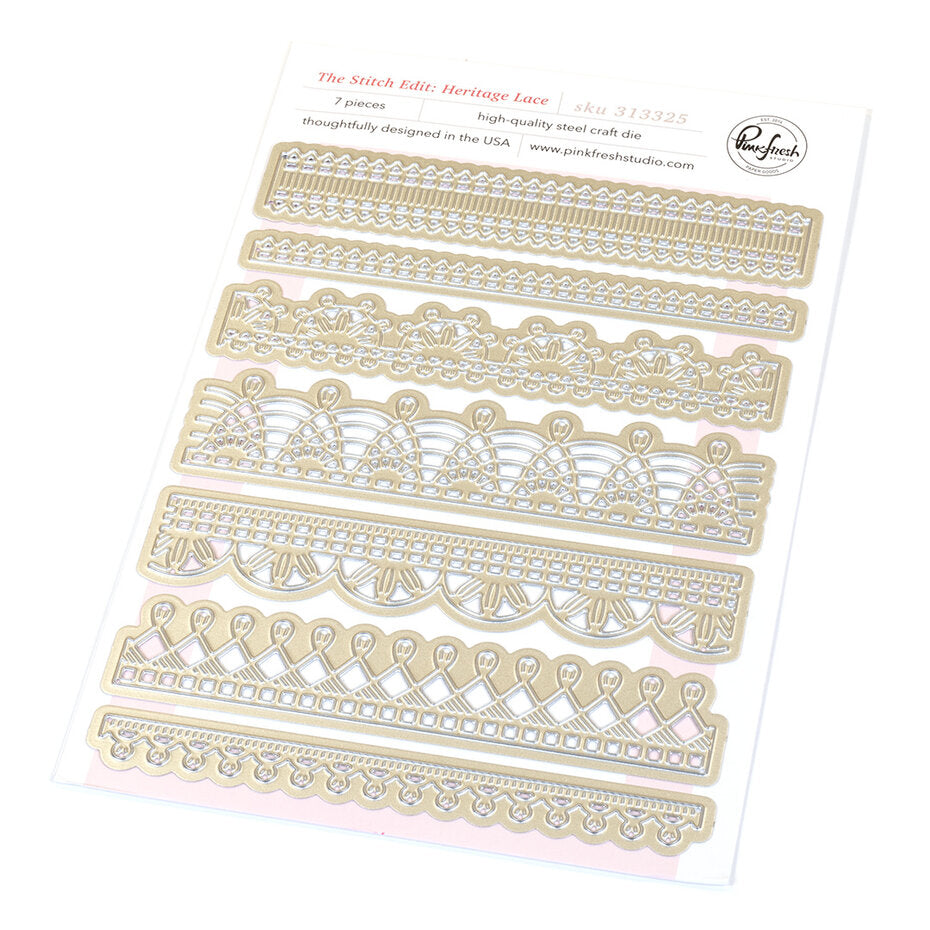 Pinkfresh Studio - The Stitch Edit Heritage Lace Die