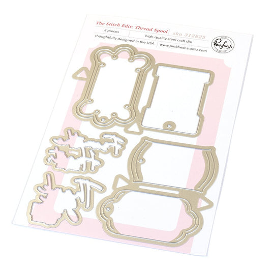 Pinkfresh Studio - The Stitch Edit Thread Spool Die
