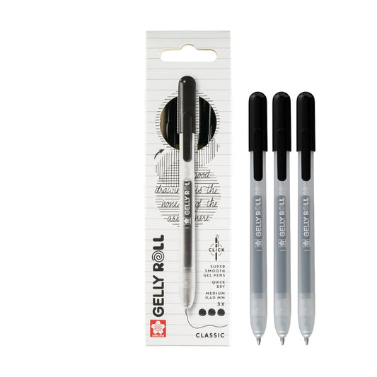 Sakura - Gelly Roll Retractable Classic Set Black (3pcs)