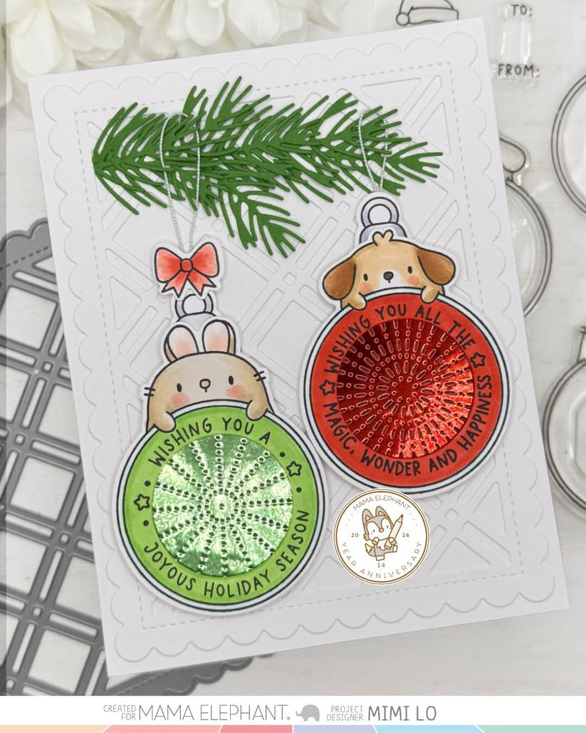 Mama Elephant - Round Tag Buddies