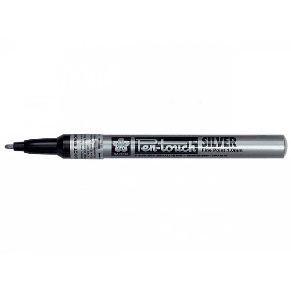 Sakura - Pen-Touch Permanent Marker Silver (1.0mm)