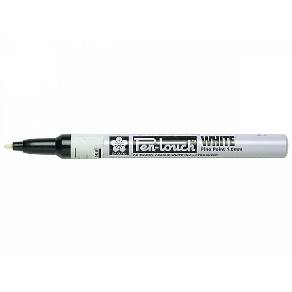 Sakura - Pen-Touch Permanent Marker White (1.0mm)