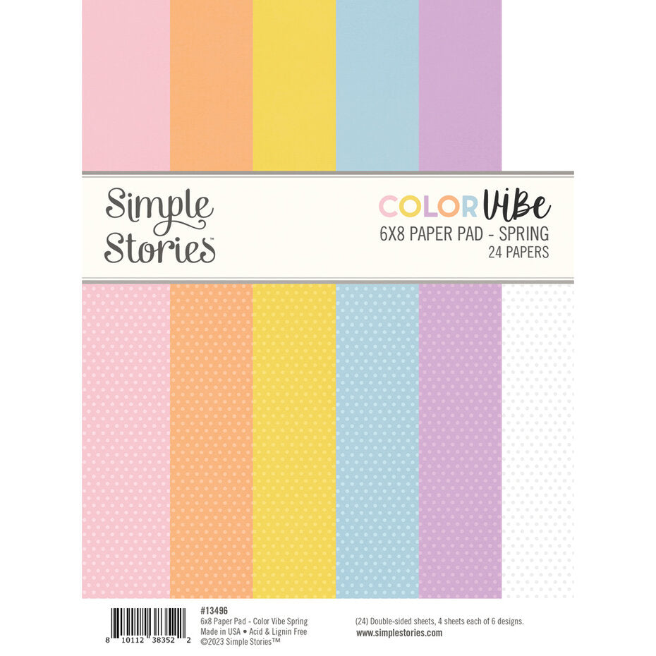 Simple Stories - Color Vibe Spring Paper Pad 6x8"