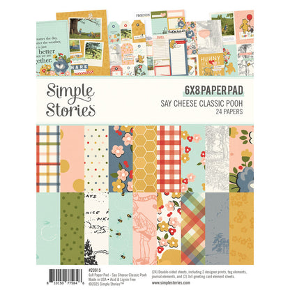 Simple Stories - Classic Pooh Paper Pad 6x8"