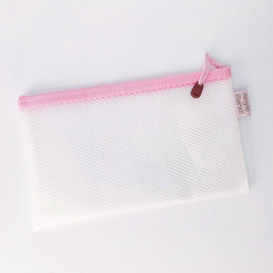 Simple Stories - Simple Stories Craft Storage Pink Pouch Small (1pc)