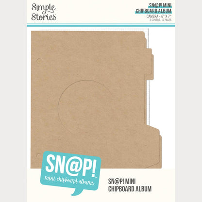 Simple Stories - SN@P! Mini Chipboard Album Camera 6x7"