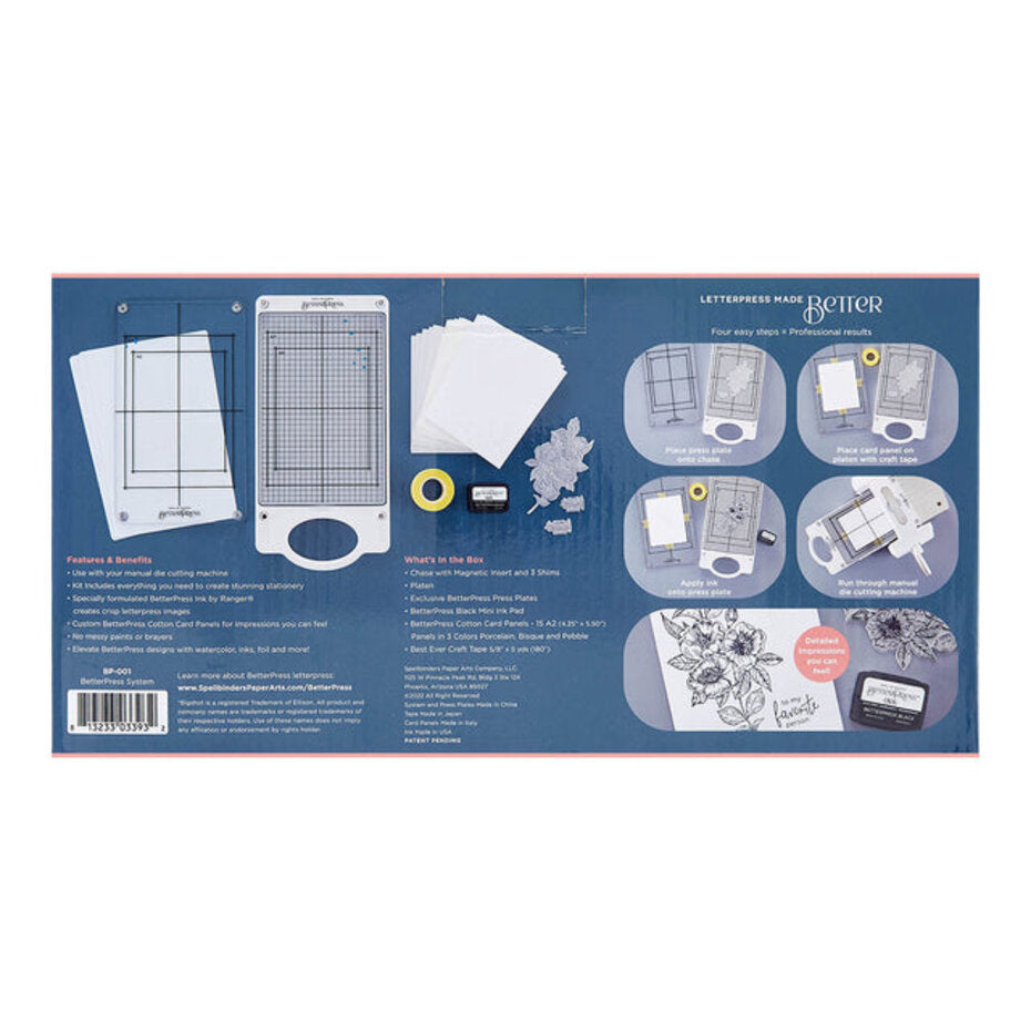 Spellbinders - Betterpress Letterpress System