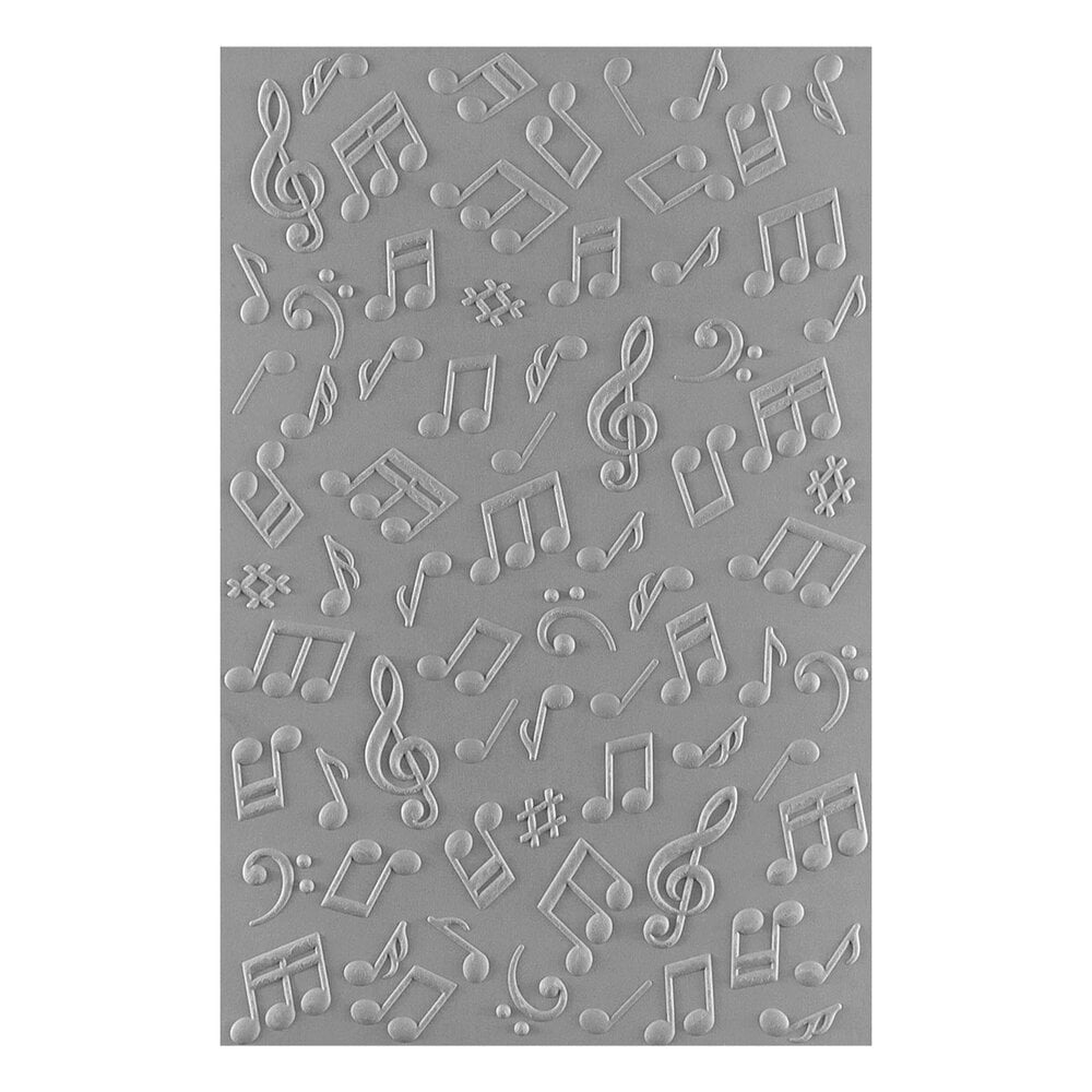 Spellbinders - Musical Notes 3D Embossing Folder