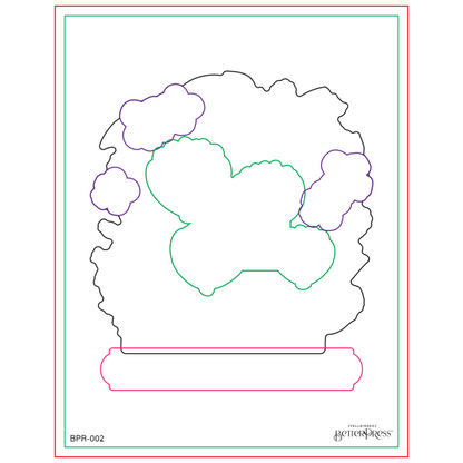 Spellbinders - BetterPress Blooming Garden Press Plates