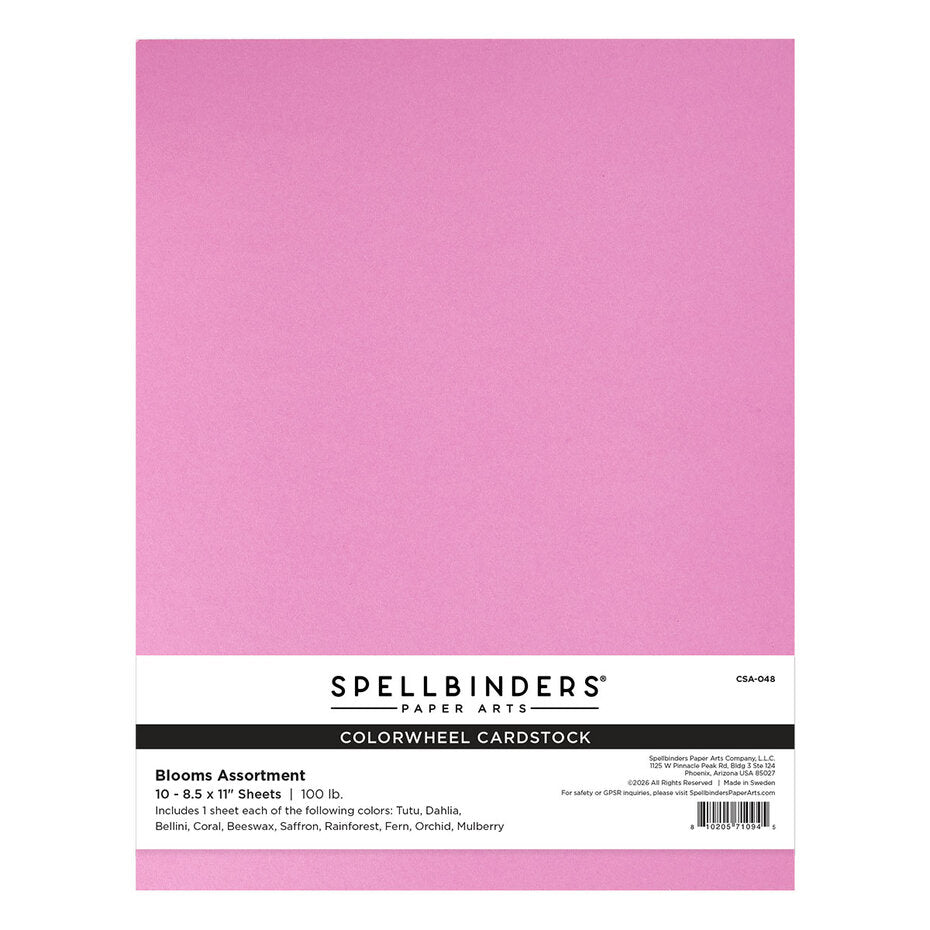 Spellbinders - Blooms Assortment Cardstock