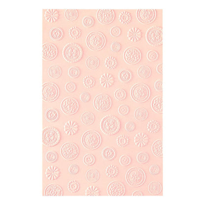 Spellbinders - Haberdashery Buttons  3D Embossing Folder Haberdashery Buttons