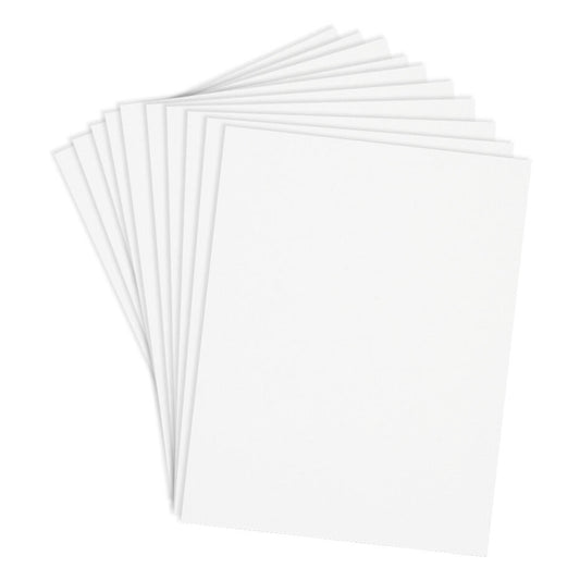 Spellbinders - Classic White ColorWheel Cardstock 8.5x11 Inch (10 Sheets)