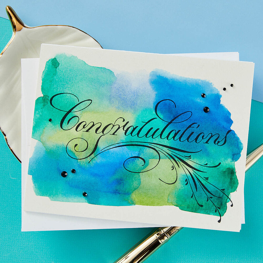 Spellbinders - BetterPress Copperplate Congratulations Press Plate