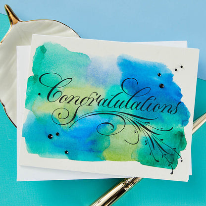 Spellbinders - BetterPress Copperplate Congratulations Press Plate
