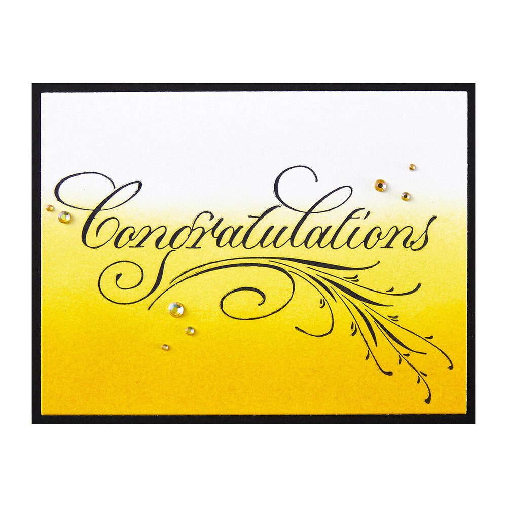 Spellbinders - BetterPress Copperplate Congratulations Press Plate