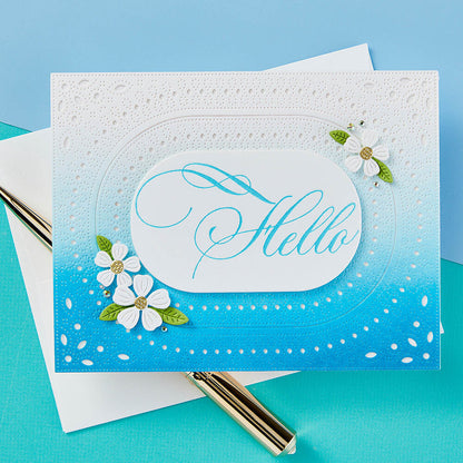 Spellbinders - BetterPress Copperplate Hello Press Plate