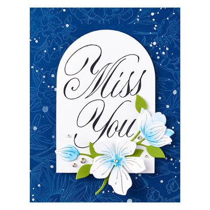 Spellbinders - BetterPress Copperplate Miss You Press Plate
