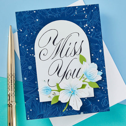Spellbinders - BetterPress Copperplate Miss You Press Plate