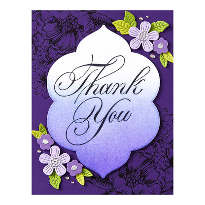 Spellbinders - BetterPress Copperplate Thank You Press Plate