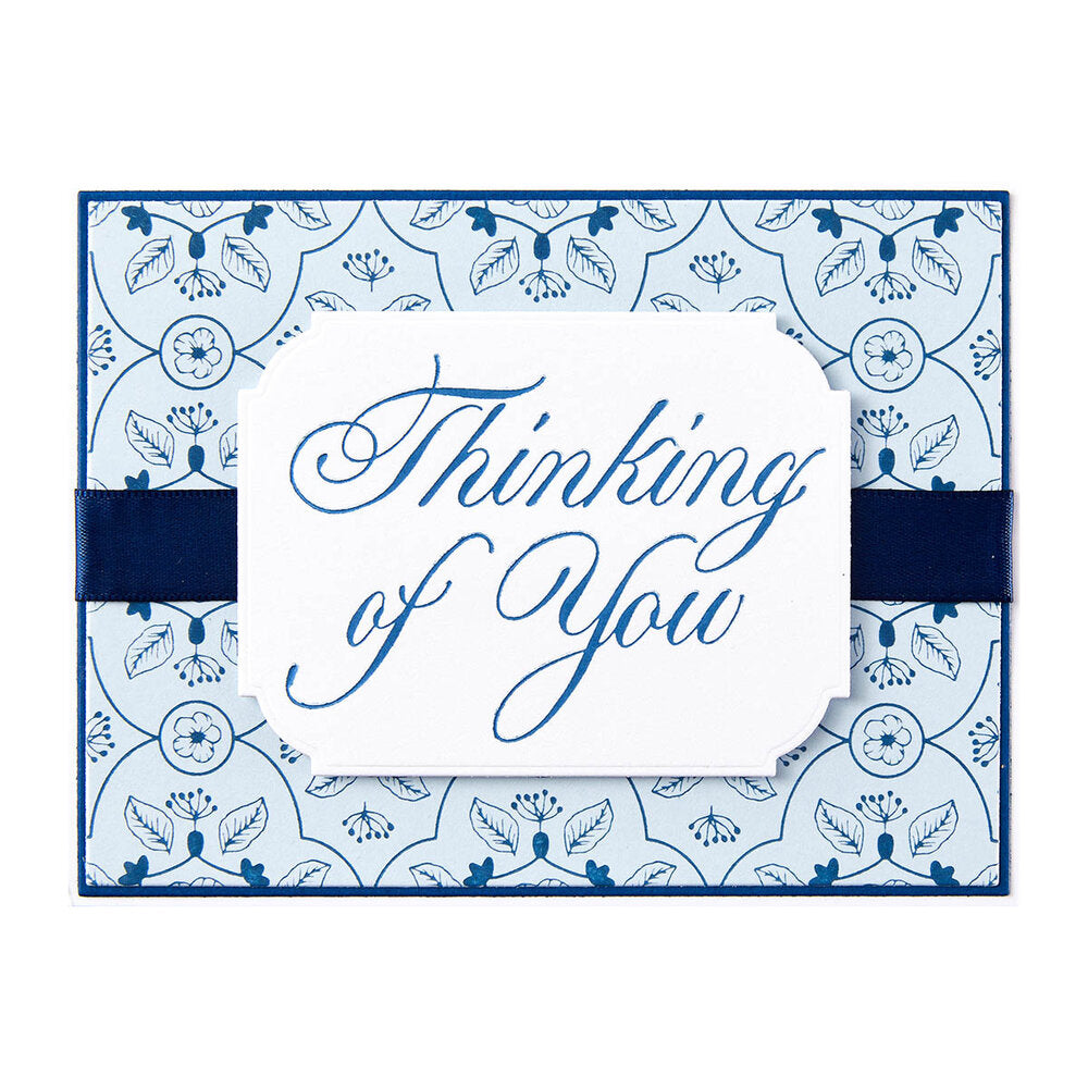 Spellbinders - BetterPress Copperplate Thinking of You Press Plate