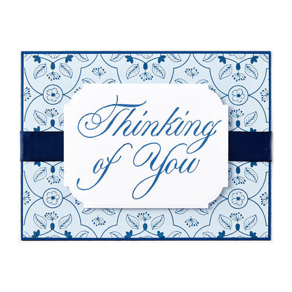 Spellbinders - BetterPress Copperplate Thinking of You Press Plate