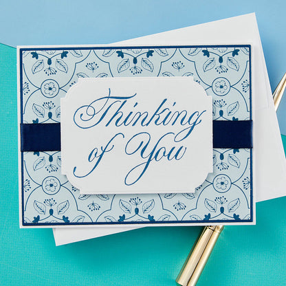 Spellbinders - BetterPress Copperplate Thinking of You Press Plate