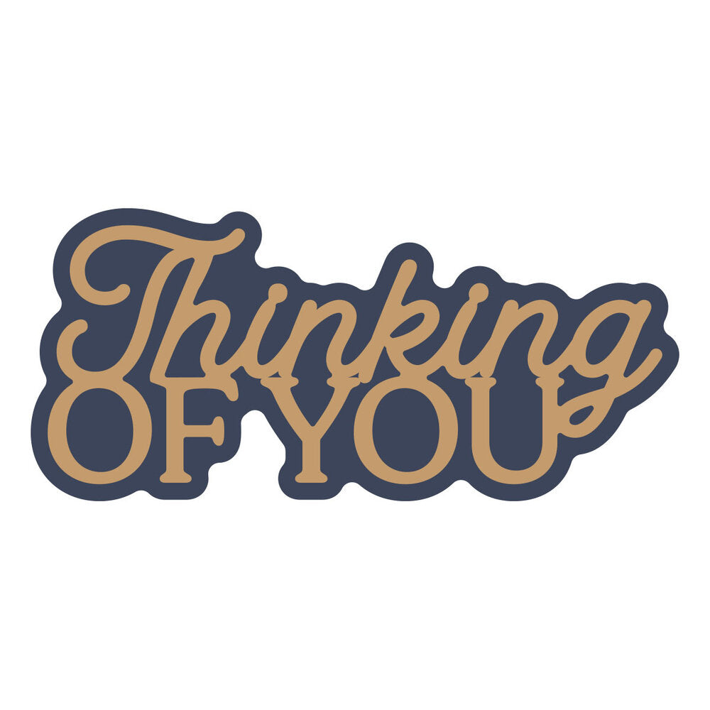 Spellbinders - Layered Thinking of You Etched Dies