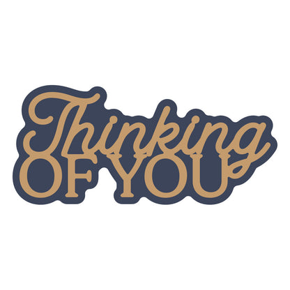 Spellbinders - Layered Thinking of You Etched Dies
