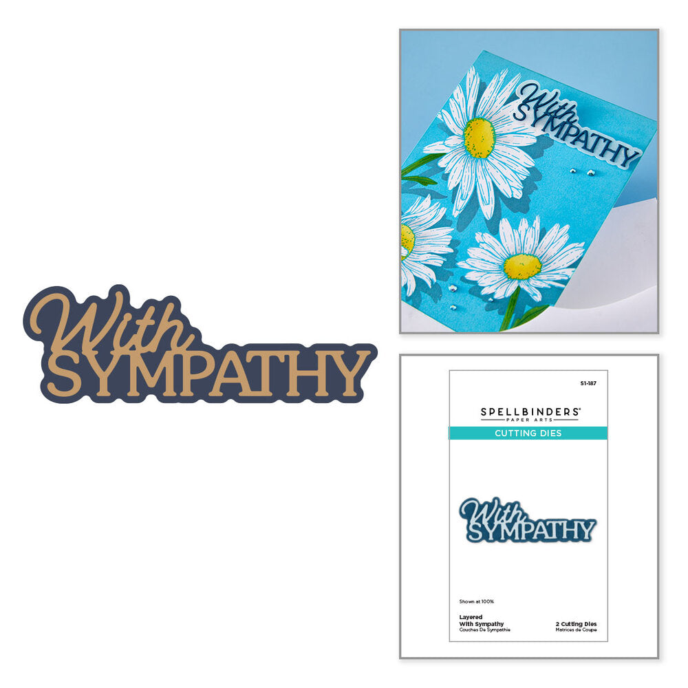Spellbinders - Layered With Sympathy Etched Dies
