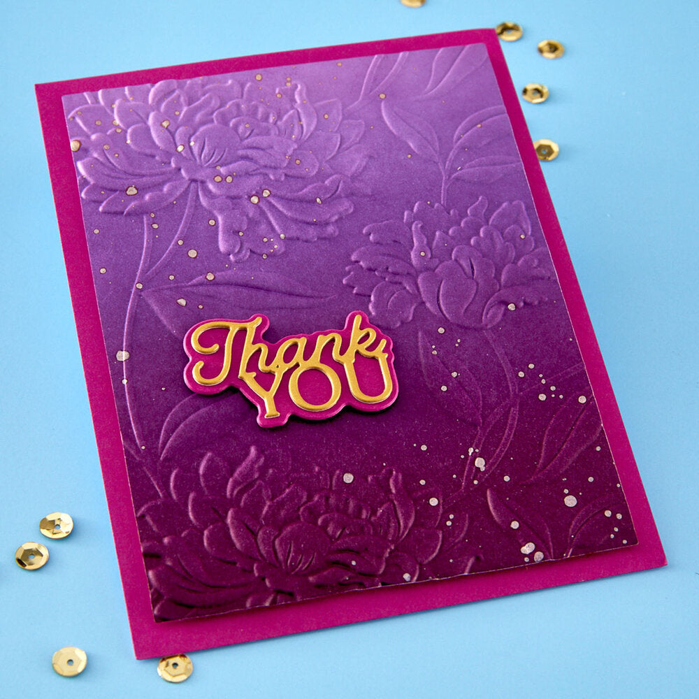 Spellbinders - Layered Thank You Etched Dies