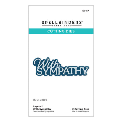 Spellbinders - Layered With Sympathy Etched Dies